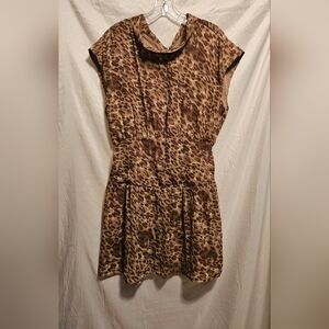 W118 By Walter Baker Animal Print Dress. Size Small.  Lined Lightweight Flowy